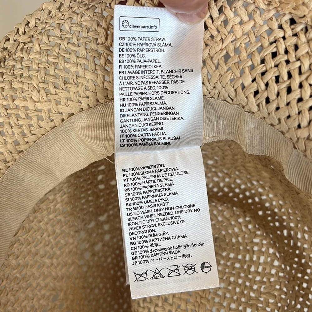 Beach hat / Beige hat / Summer Hat - Picture 6 of 6